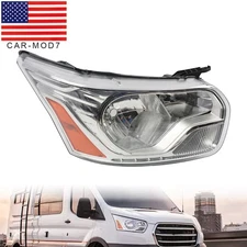 Headlight For Ford Transit 150 250 350 2015-2021 Halogen Clear Lens Right Side