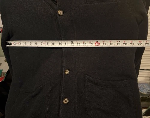 UGG Men's Large Black Button-Front Fleece Lined Jacket image 9