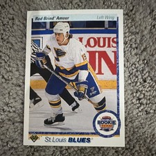 Upper Deck 1990-91 Rod Brind'Amour #347 Rookie St. Louis Blues NHL