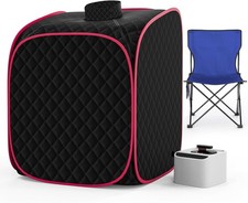 Portable Steam Sauna Box at Home, 9 Levels Heating, Sauna Tent for Home with Ste