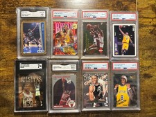 Kobe Bryant RC, Shaquille O’neal, Michael Jordan, David Robinson Graded CARD LOT