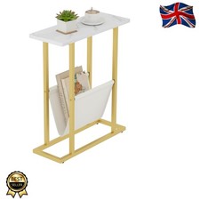 Versatile Small Narrow Accent Table with Storage - Perfect for Compact Areas