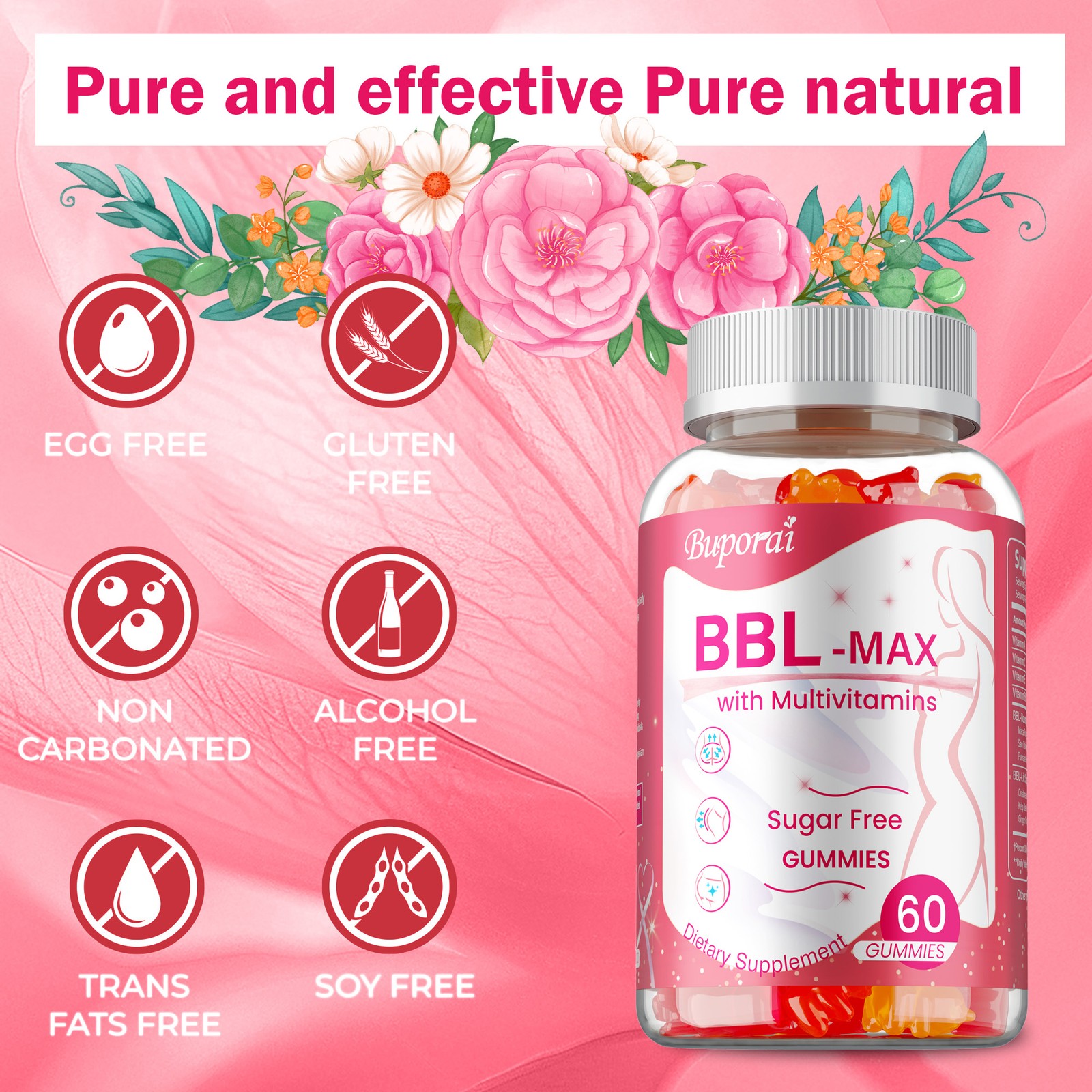 BBL -MAX Gummies - Lift and Firm Your Buttocks, Sculpting Your Hip Curves
