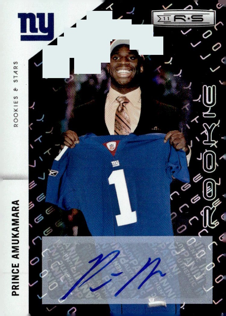 Prince Amukamara Panini Rookies & Stars #226 Longevity-Autograph
