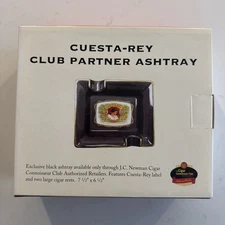 NEW Cuesta-Rey J. C. Newman Co. Ceramic Porcelain Cigar Club Ashtray 7.5x6.5