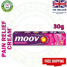 Moov Ayurvedic Fast Pain Relief 30g Cream Muscles Joint Pain Backache Sprain