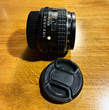 PENTAX SMC Pentax-M Macro 50mm f/4 Manual Focus Lens Pentax K w/ Caps