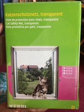 Filet de sécurité transparent pour chat Kerbl