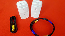 BT Mini Connector v2 Dual Port Ethernet Powerline Adapter with CAT 5 Cables