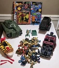 Huge Vintage GI JOE ARAH Figure Vehicle Lot Tiger Force Hiss Cobra Comander MOC