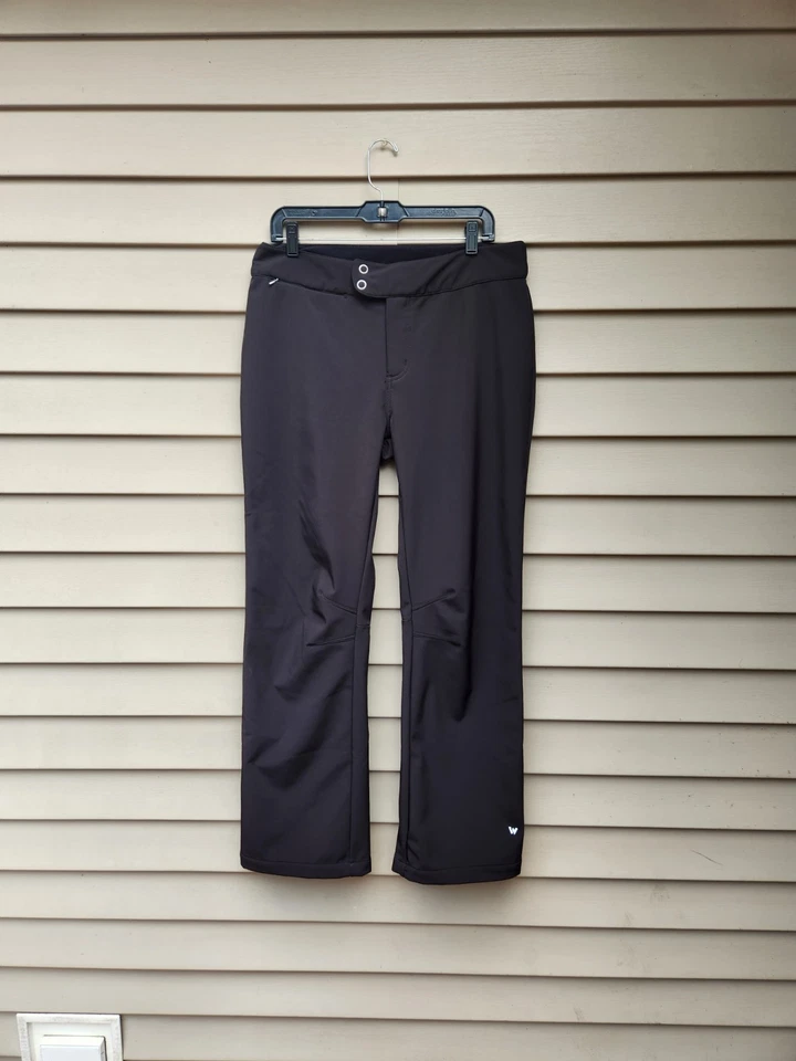 Pantalones negros aislados Sierra blancos TALLA GRANDE impermeables para esquí al aire libre Foto 2 de 4
