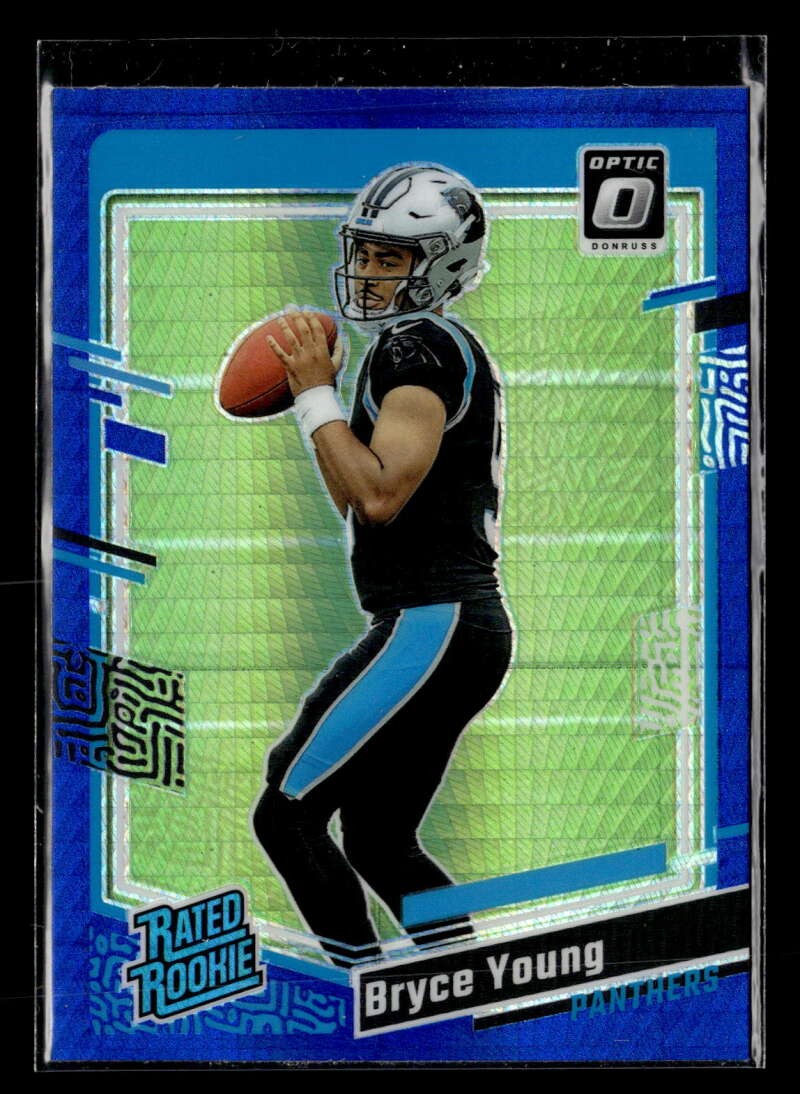 2023 Donruss Optic Bryce Young Blue Hyper #213 Rookie Panthers U9864