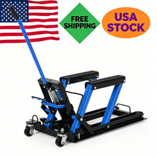 1500 Lb Hydraulic Motorcycle Lift Jack Scissor Stand - Foot Pedal Operated 1500 Lb Hydraulic Motorcycle Lift Jack Scissor Stand - Foot Pedal Operated