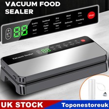 Vacuum Sealer Machine 12-in-1 Dry Moist Oily Food Saver Double Heat Seal 3M Bags