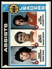 1974-75 Topps #149 NBA '73-74 Assist Leaders (Ernie DiGregorio / Calvin Murphy)