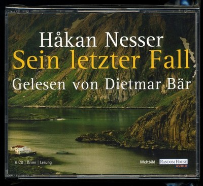 Hakan NESSER SEIN LETZTER FALL Hörbuch Dietmar BÄR liest 6-CD SEHR GUT+ 