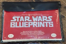 Original STAR WARS BLUEPRINTS 1977 Complete Set Vintage Prints 15 Pieces w/case