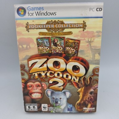 Zoo Tycoon 2: Zookeeper Collection (PC, 2006) Complete With Manual CIB