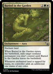 Buried in the Garden 191/499 Uncommon - Murders at Karlov Manor MTG