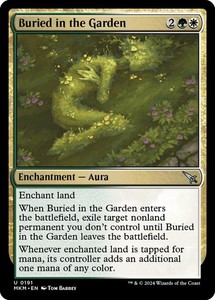 Buried in the Garden 191/499 Uncommon - Murders at Karlov Manor MTG