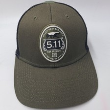 Sombrero táctico 5.11 Snapback (parece pequeño) malla camionero miel tejones cerveza 511 ABR