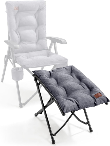 EVER ADVANCED Folding Camping Footrest Ergonomical Ottomans for