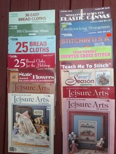 Lot Of 16 "Leisure Arts" Magazines And Leaflets 1987 - 2015