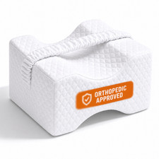 Knee Pillow for Side Sleepers - Premium Memory Foam Leg Cushion for Hip Pain Rel