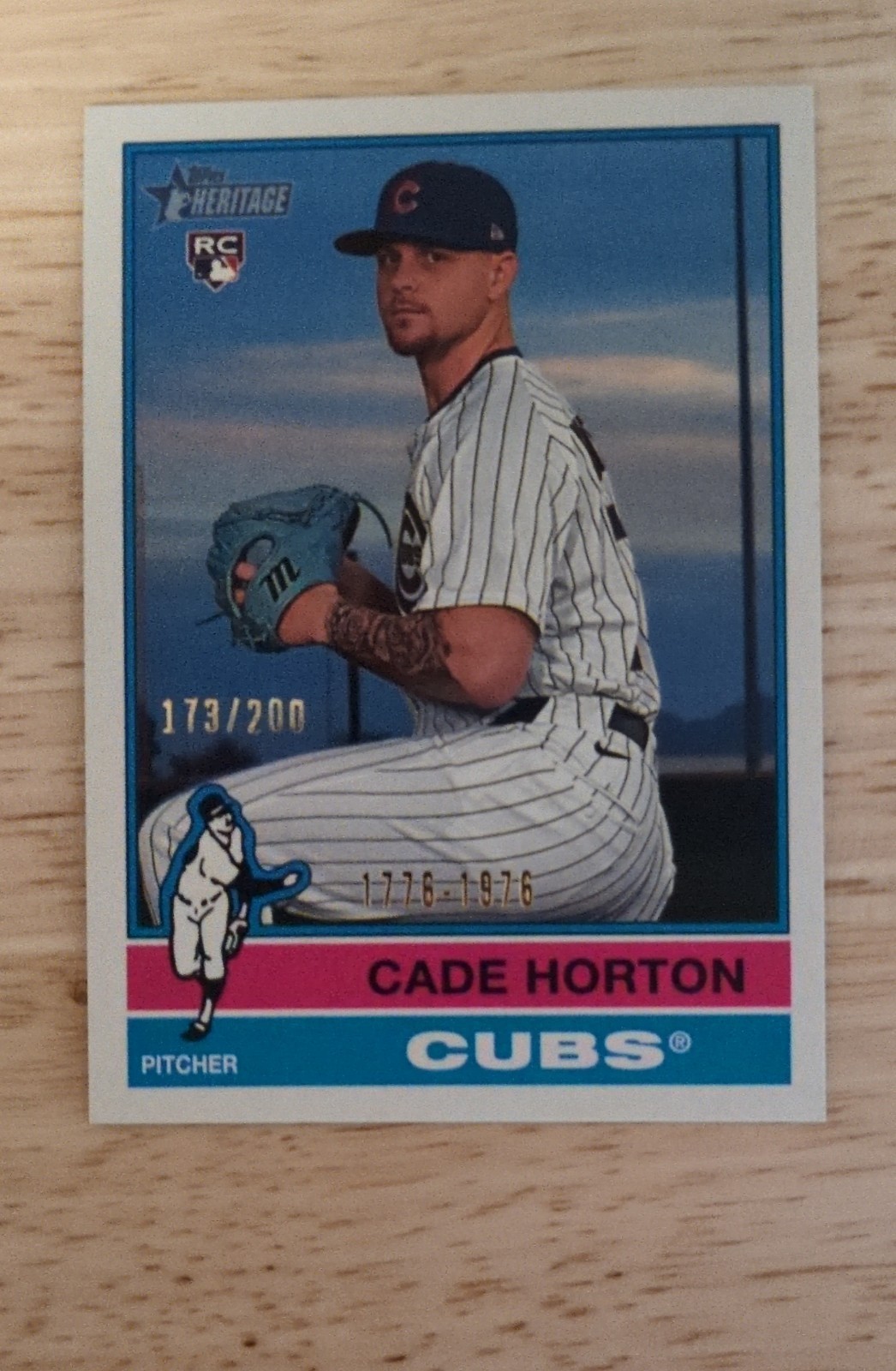 2025 Topps Heritage High Number - Cade Horton #626 Bicentennial /200 (RC)