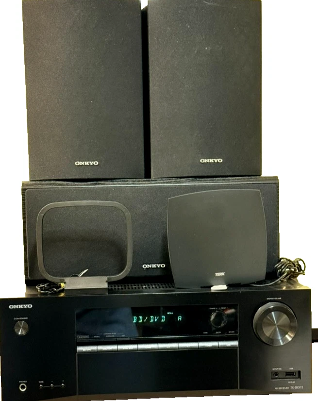 Onkyo TX-SR373 5.2 Channel 4K HDMI Bluetooth A/V Receiver - No Remote - Image 2 of 4