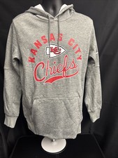 Kansas City Chiefs Nike Men's Team Script Grey Pullover Hoodie Size M Therma Fit