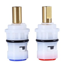 Ceramic Stem Disc Faucet Cartridge Bathroom Tap 1 Pair Hot  Cold for Pfist...