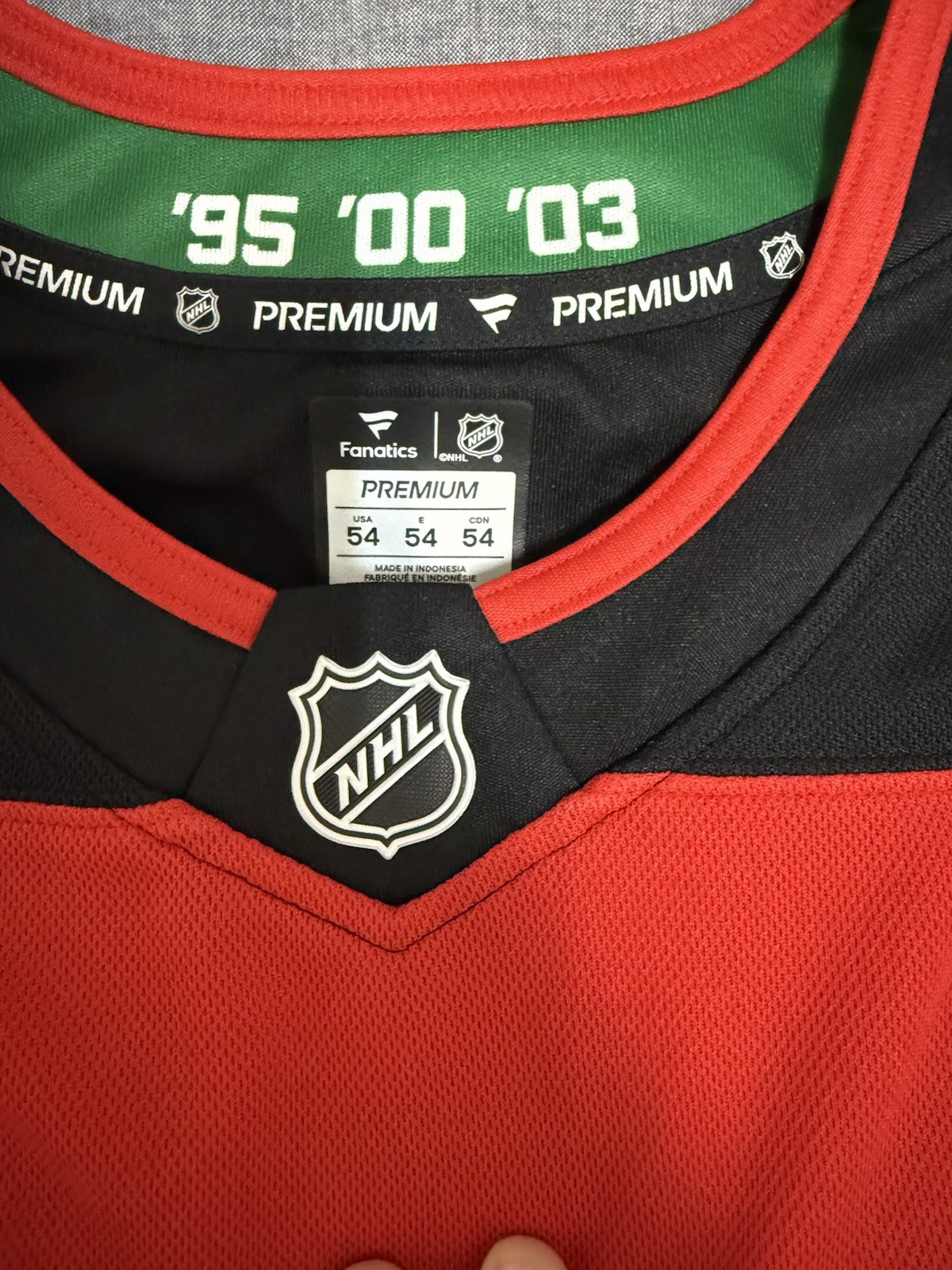 Fanatics Autographed Jersey Luke Hughes New Jersey Devils Fanatics Authentic