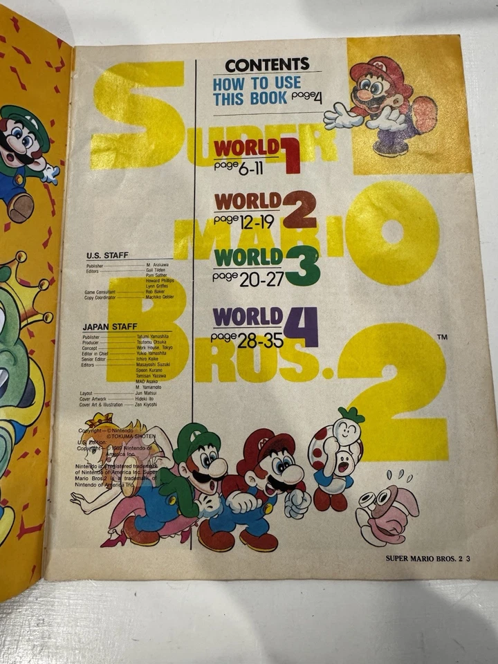 Nintendo Power Super Mario Bros. 2 Inside Out Part 1 Single Issue Magazine Book - Image 3 of 4