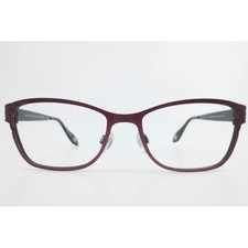 Fysh UK 3511 644 Burgundy Black Cat Eye Eyeglass Frames 51-17-135 Urban Eyewear