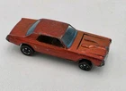 Hot Wheels Redline Custom Cougar Orange HK Brown Interior Vintage 1968