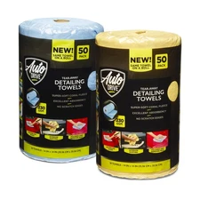 Auto Drive Tear Away Car Wash Coral Fleece Microfiber, Detailing Towels, 50