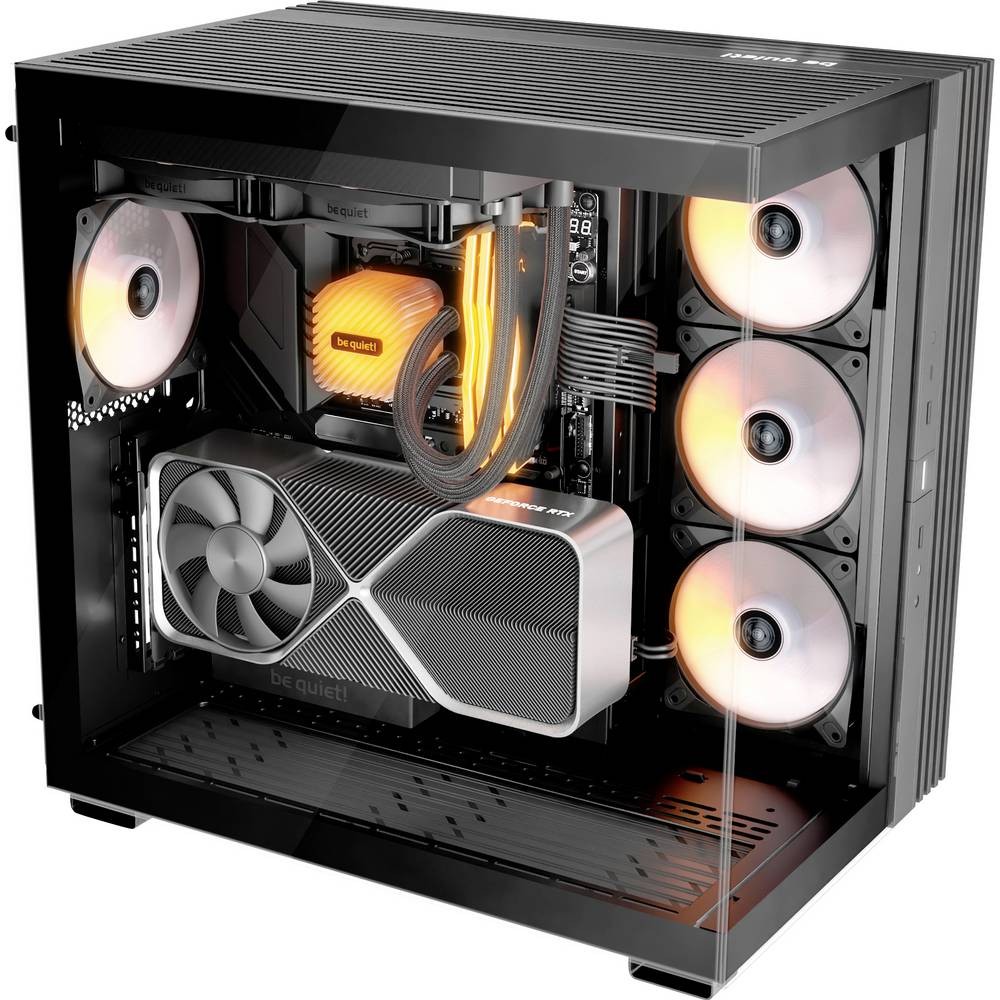 BeQuiet Light Wings LX 120mm PWM Reverse ventilateur PC noir de boîtier