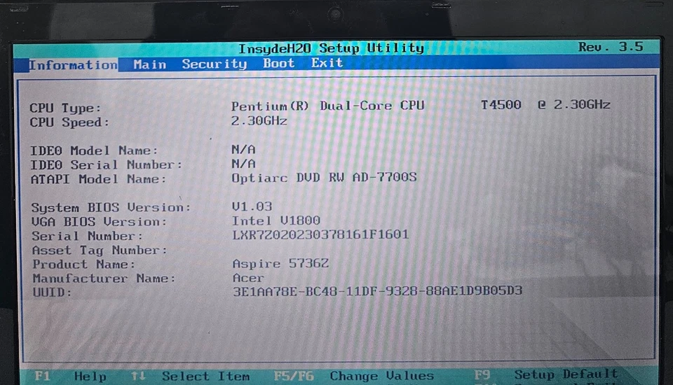 Notebook Acer Aspire 5736Z Intel Pentium Dual-Core T4500 4GB SEM HD/OS (FL) - Imagem 2 de 4