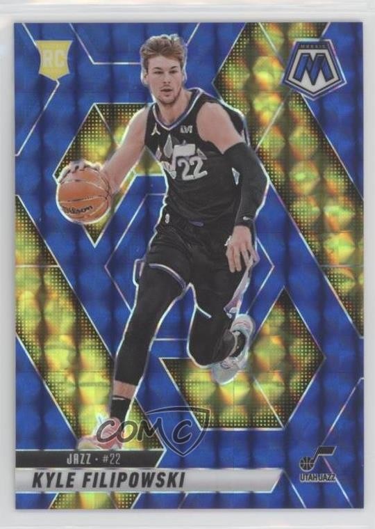 2024 Panini Mosaic Rookies Blue Prizm 17/199 Kyle Filipowski #231 Rookie RC 0ch