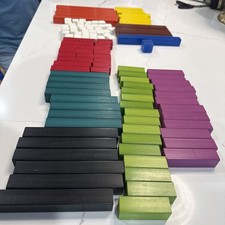 Learning Resources Cuisenaire Rods Small Group Set, Plastic, 140 Pieces