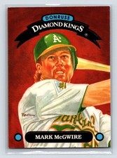 Mark McGwire 1993 Donruss #DK-18 Diamond Kings Oakland Athletics 4-13