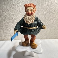 Clothtique Possible Dreams Elf Working with Saw 1988 Retired Christmas Vintage