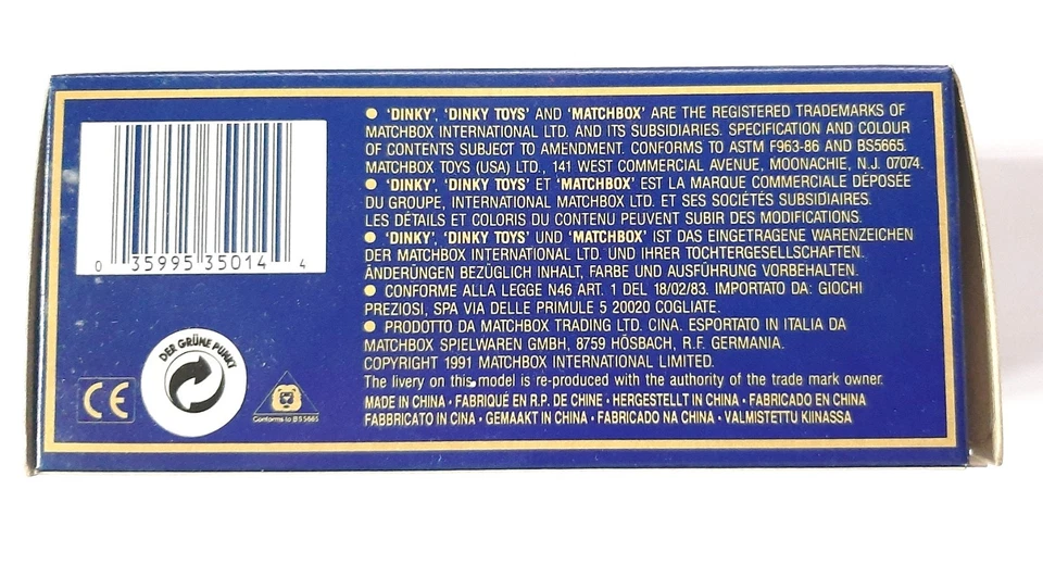 Matchbox Dinky DY-14B 1946 Delahaye 145 sc.1:43 - Immagine 3 di 4