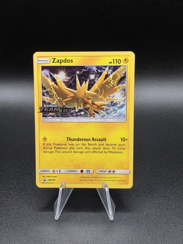 🔥Pokemon Promo Cards Zapdos - SM159 - Prerelease Promo - SM Black Star🔥