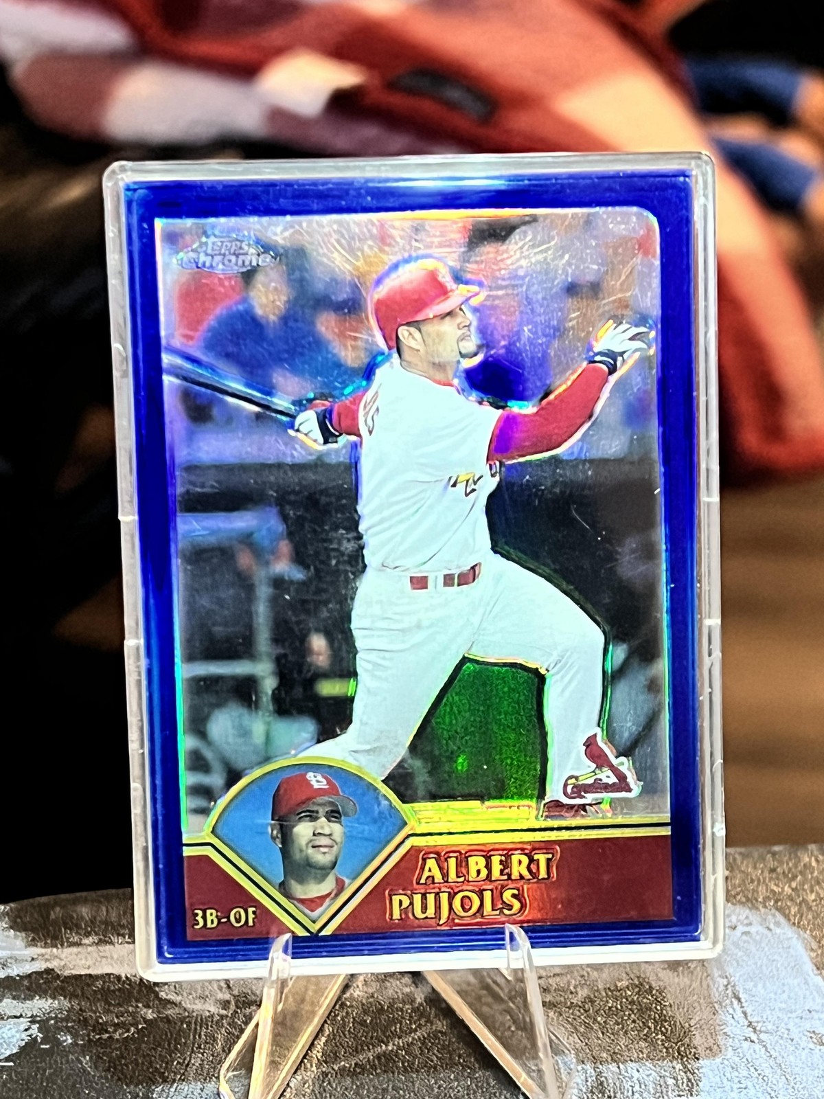 2003 Topps Chrome #35 Albert Pujols Refractors #/699