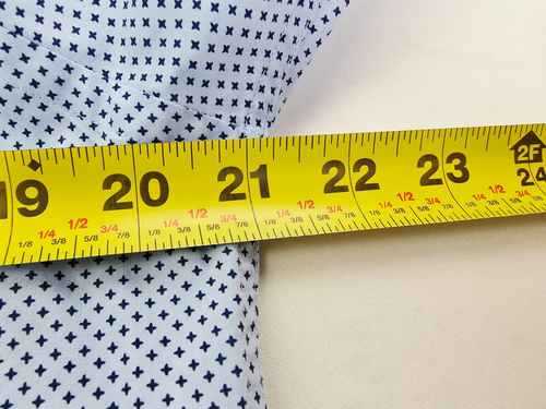 Camicia Ben Sherman sartoriale slim fit elasticizzata media 5-15,5 32/33 blu fantasia x - Foto 2 di 9