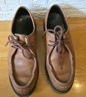 Mephisto Sherpa Brown Leather Oxford Shoes Mens 10.5 