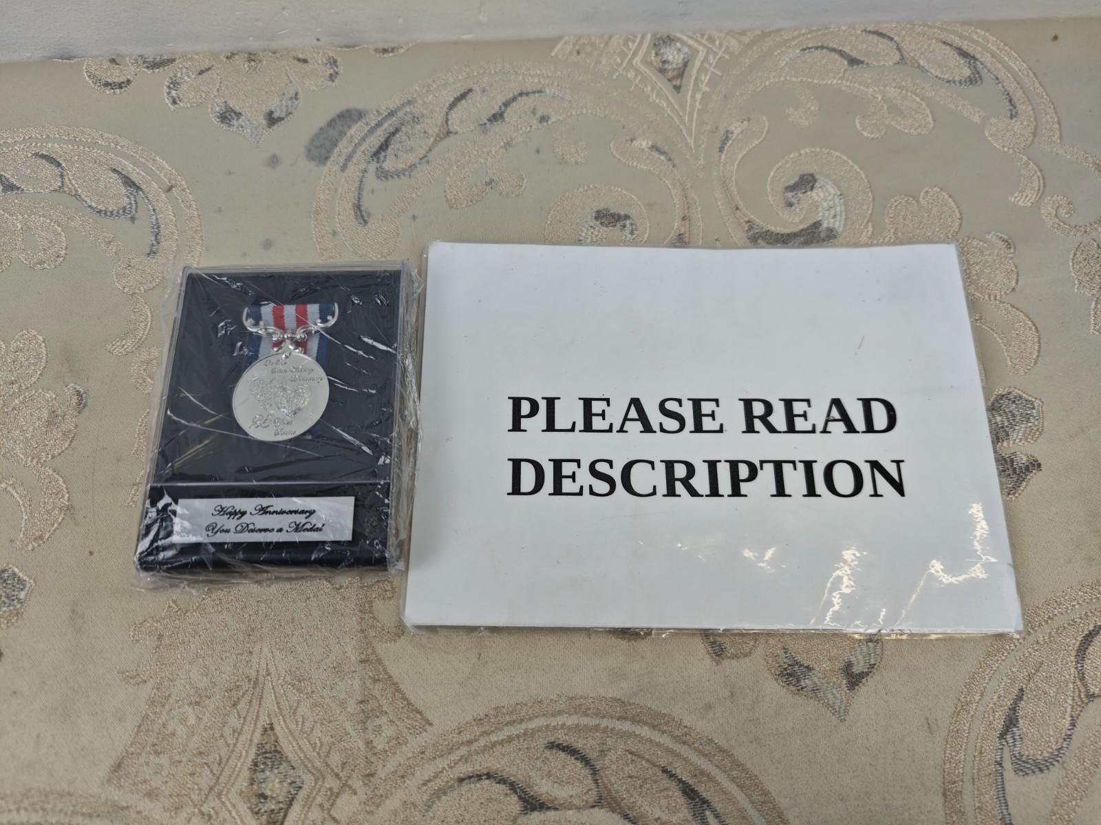 The Commemorative Coin Company 25th Silver Wedding Anniversary Medal (READ)