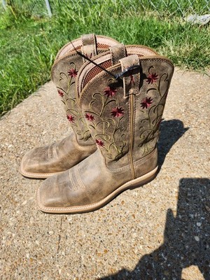 Twisted x Women's Leather Cowboy Boots Size 9.5B Brown WLCS002